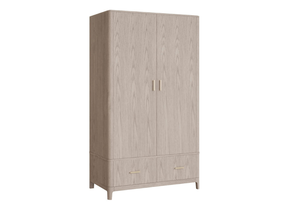 Zahra 2 Door Wardrobe Parisian Cream