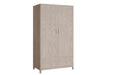 Zahra 2 Door Wardrobe Parisian Cream