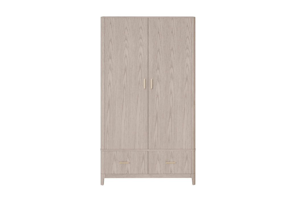 Zahra 2 Door Wardrobe Parisian Cream