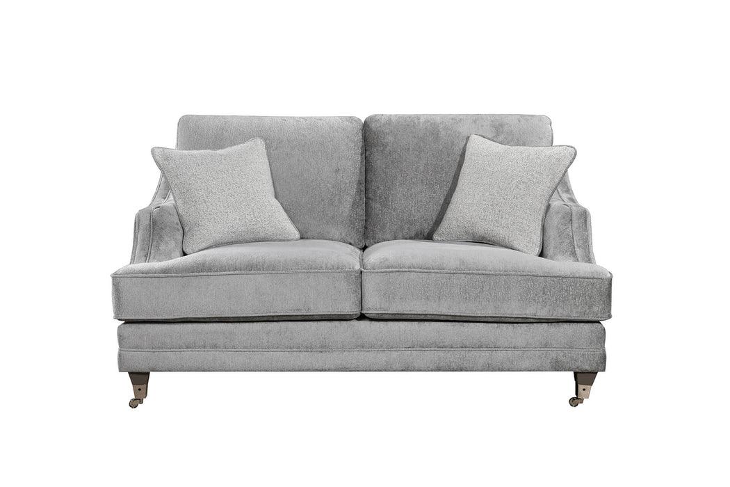Belvedere 2 seater Fixed Back Silver