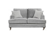 Belvedere 2 seater Fixed Back Silver
