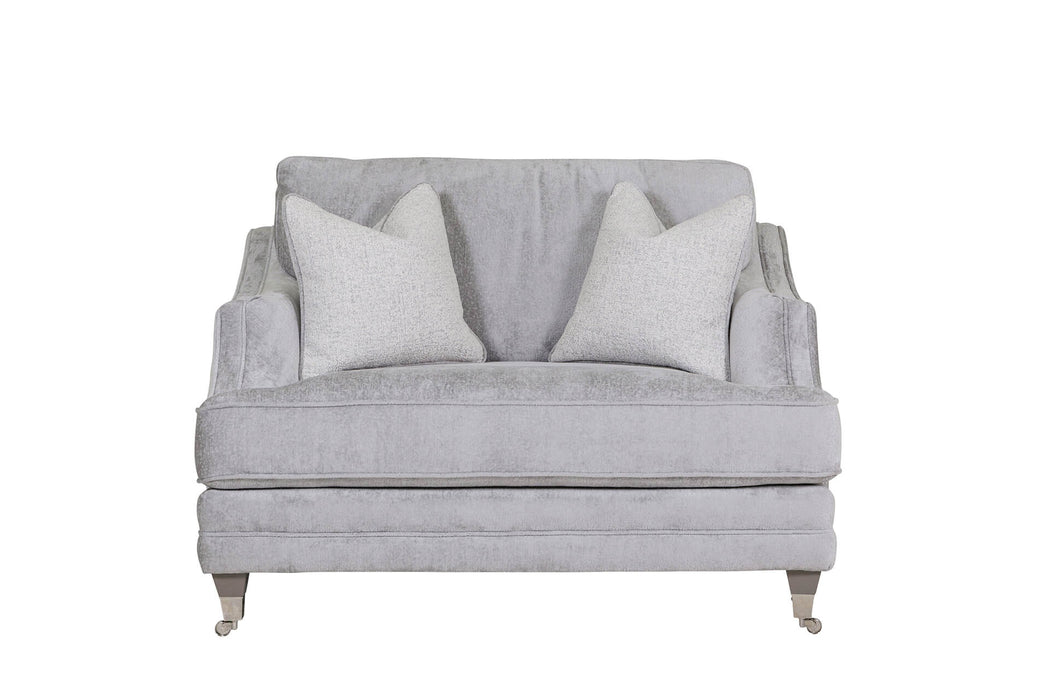 Belvedere Snuggle Fixed Back Silver