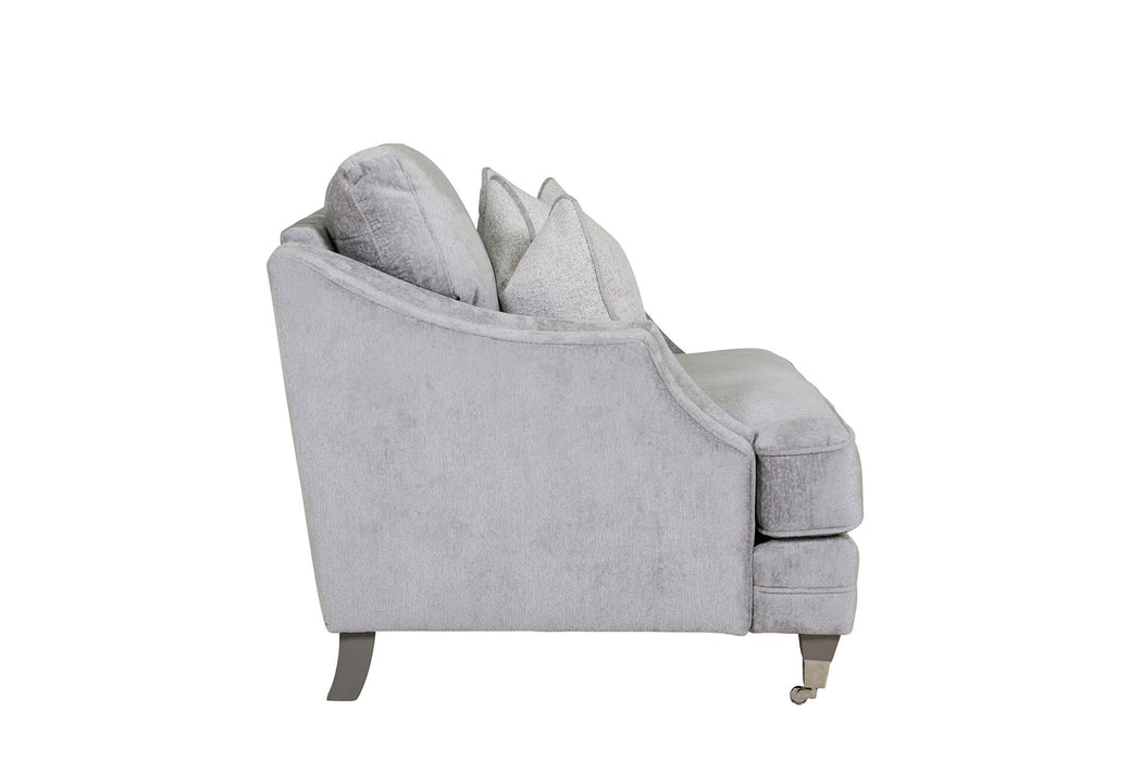 Belvedere Snuggle Fixed Back Silver