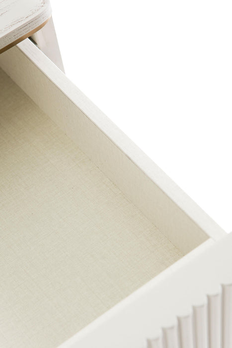 Diletta 2 Drawer Dressing Table Stone