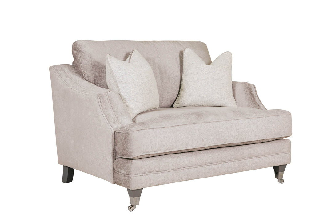 Belvedere Snuggle Fixed Back Silver