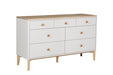 Marlow 7 Drawer Chest of Drawers Taupe