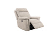 Bowie 1 Seater Manual Recliner Beige
