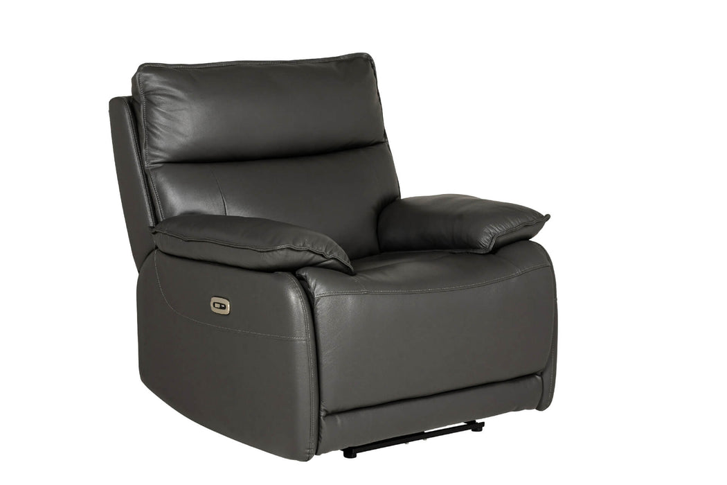 Lugo 1 Seater Electric Recliner Dark Grey