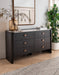 Rhodes 6 Drawer Chest of Drawers Ebony