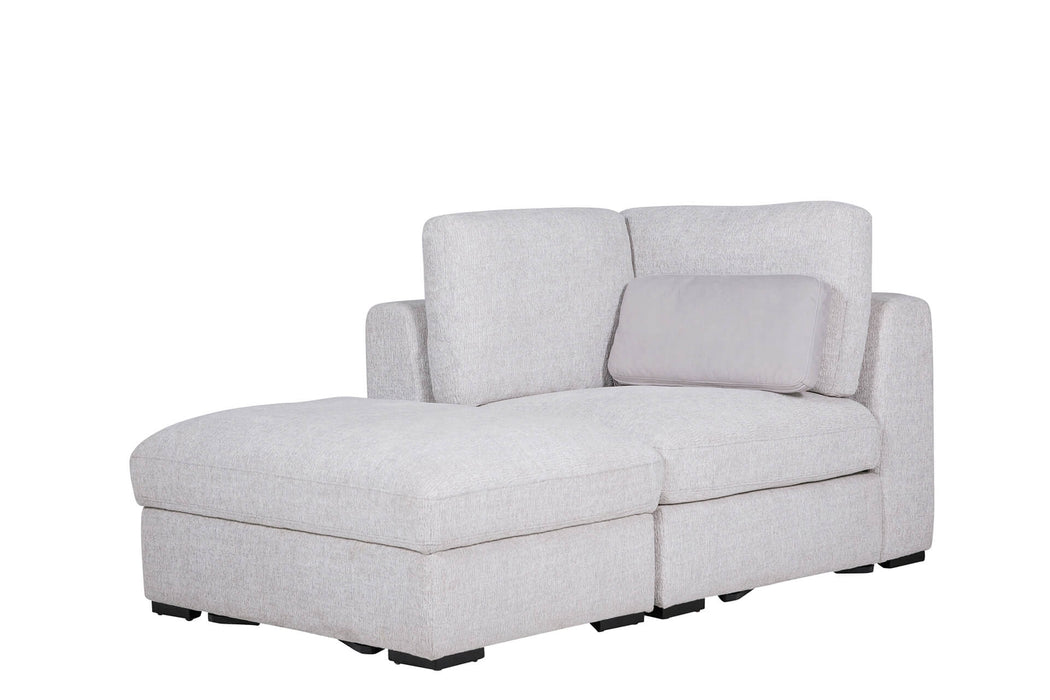 Humphrey Storage Ottoman Light Grey