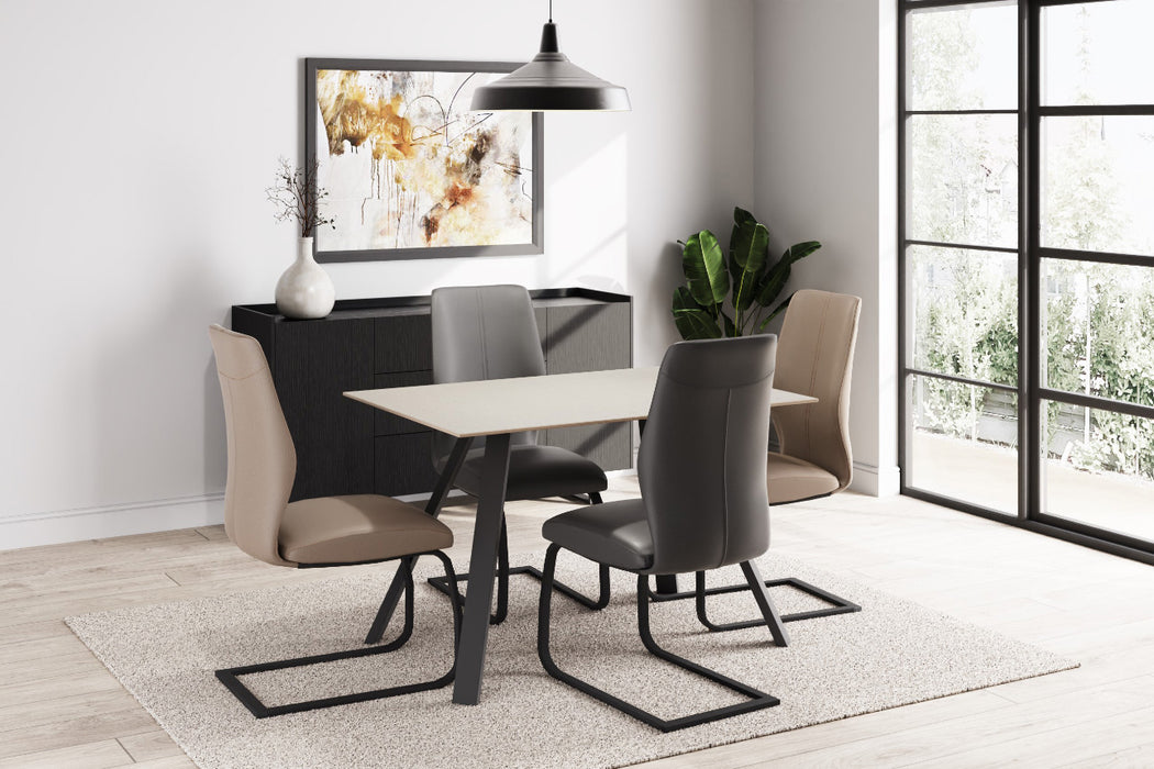 Quinn 1200 Dining Table Grey