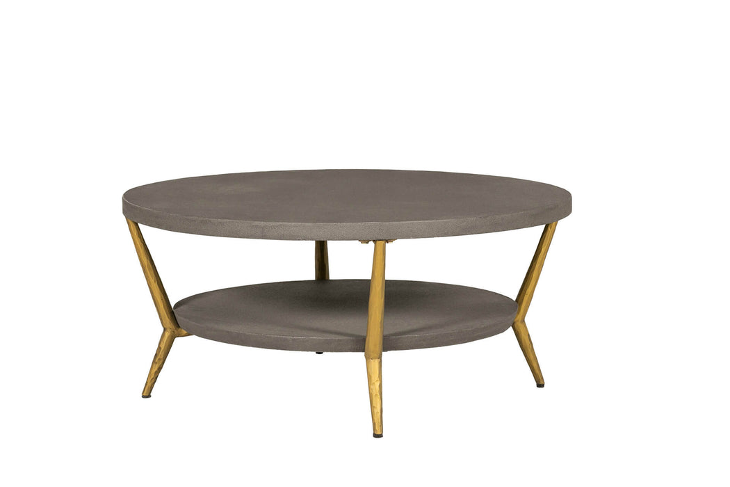 Tabitha Coffee Table Round Grey