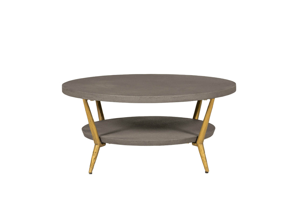 Tabitha Coffee Table Round Grey