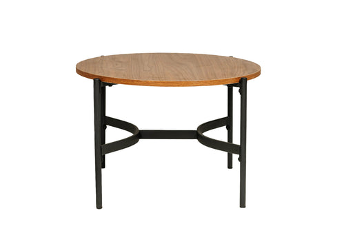Beau Round Lamp Table Brown