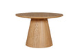 Hailey Round Coffee Table Brown