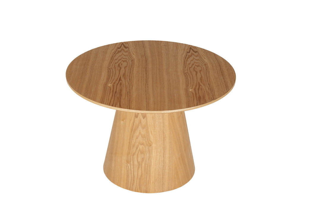 Hailey Round Coffee Table Brown