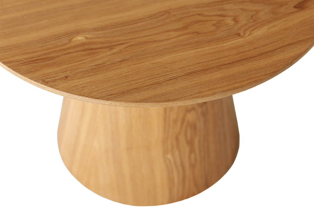 Hailey Round Coffee Table Brown