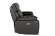 Lugo 3 Seater Electric Recliner Dark Grey