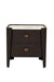 Rhodes 2 Drawer Bedside Table Ebony