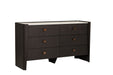 Rhodes 6 Drawer Chest of Drawers Ebony