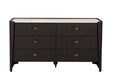 Rhodes 6 Drawer Chest of Drawers Ebony
