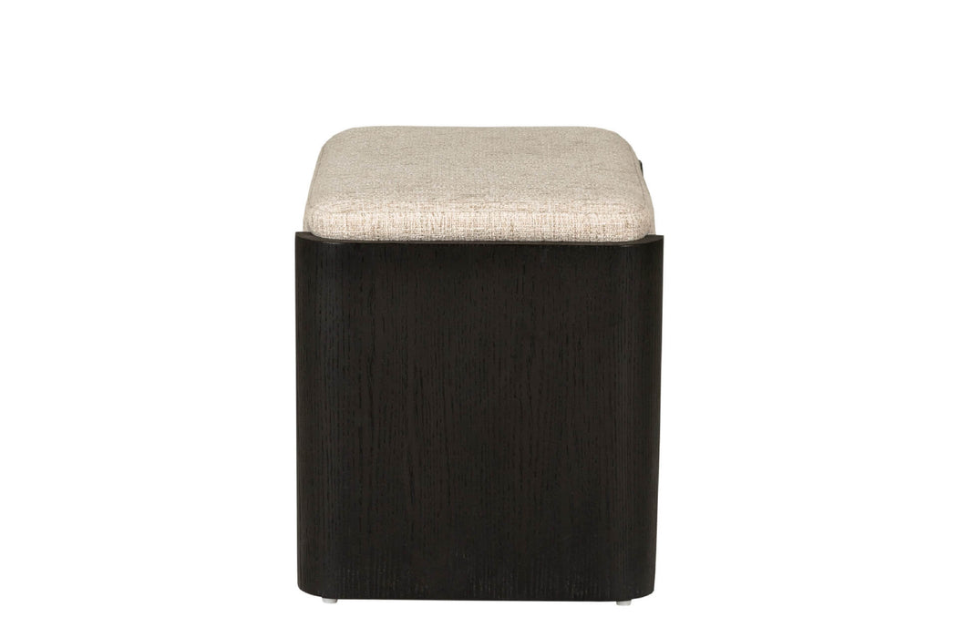Rhodes Dressing Stool Ebony