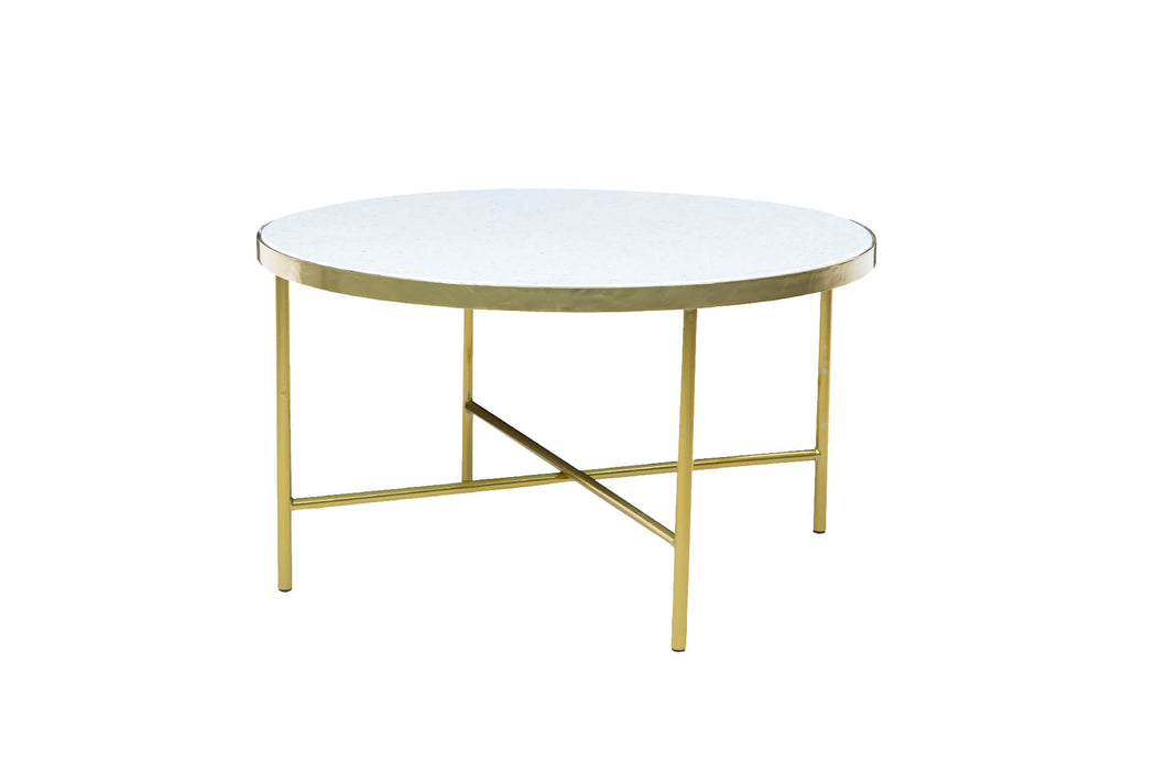 Cora Coffee Table Round Gold