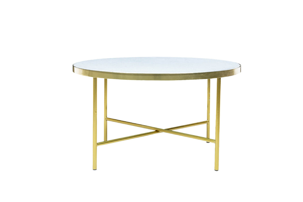 Cora Coffee Table Round Gold