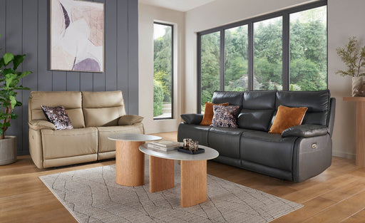 Lugo 3 Seater Electric Recliner Dark Grey
