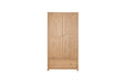Renata Wardrobe -2 door - Oak Natural