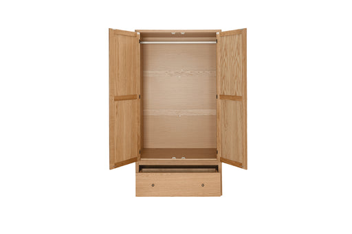 Renata Wardrobe -2 door - Oak Natural