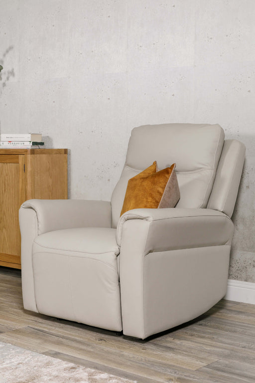 Russo 1 Seater Electric Recliner Stone