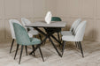 Lia Rectangle Extending Dining Table 1200-1600 Grey