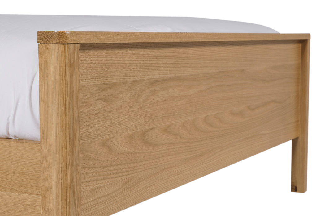 Renata 4ft6 Low Footboard Bed Oak Natural