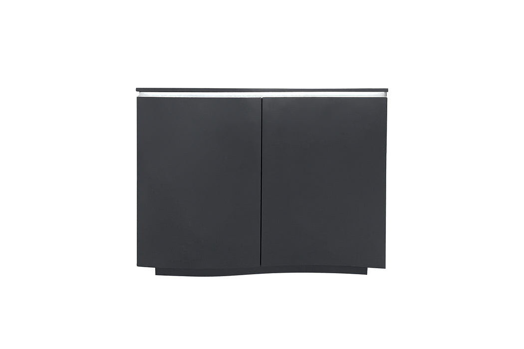 Daiva 2 Door Sideboard Charcoal