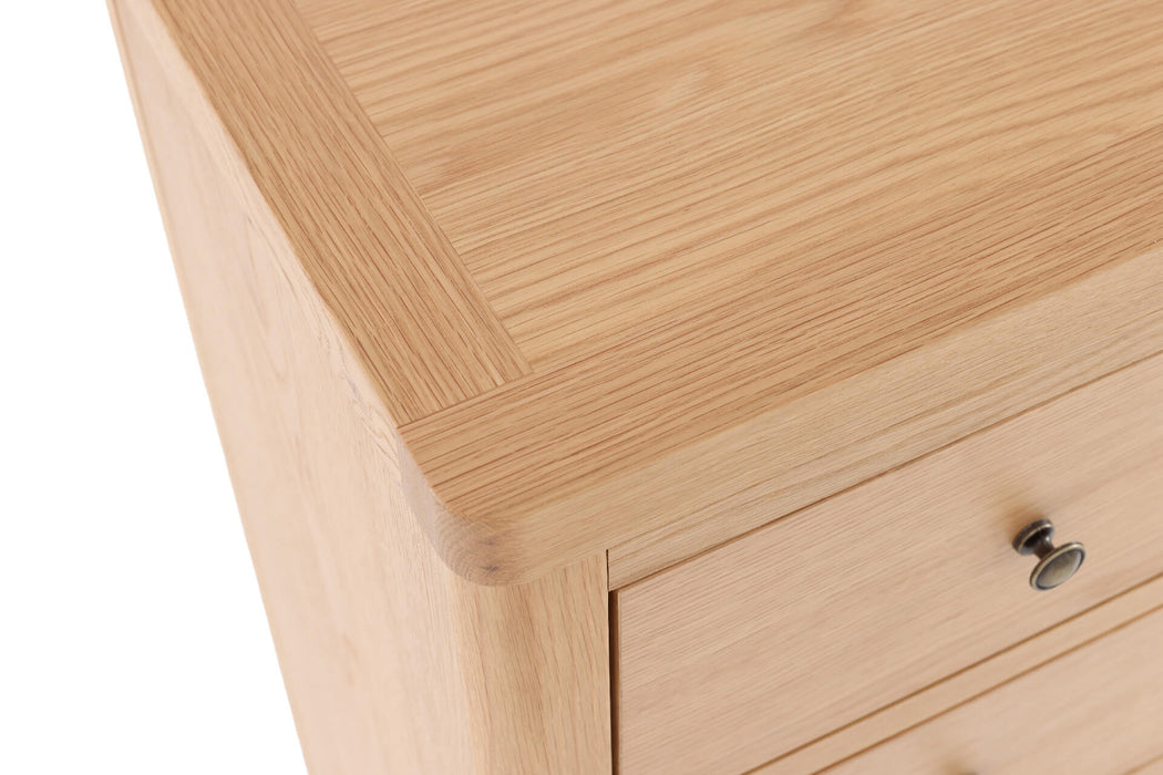 Renata 5 Drawer Tall Chest Oak Natural