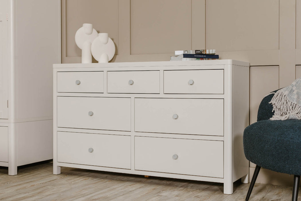 Freya 7 Drawer Chest of Drawers Natural