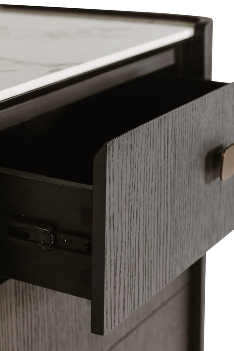 Rhodes Tall 5 Drawer Chest of Drawers Ebony