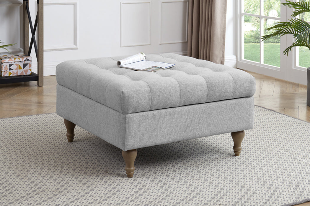 Abbott Button Top Storage Ottoman