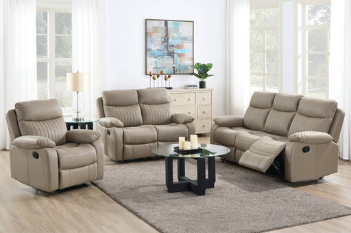 Barkley 3 Seater Manual Recliner - Dark Grey Match