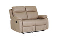 Barkley 2 Seater Manual Recliner Brown