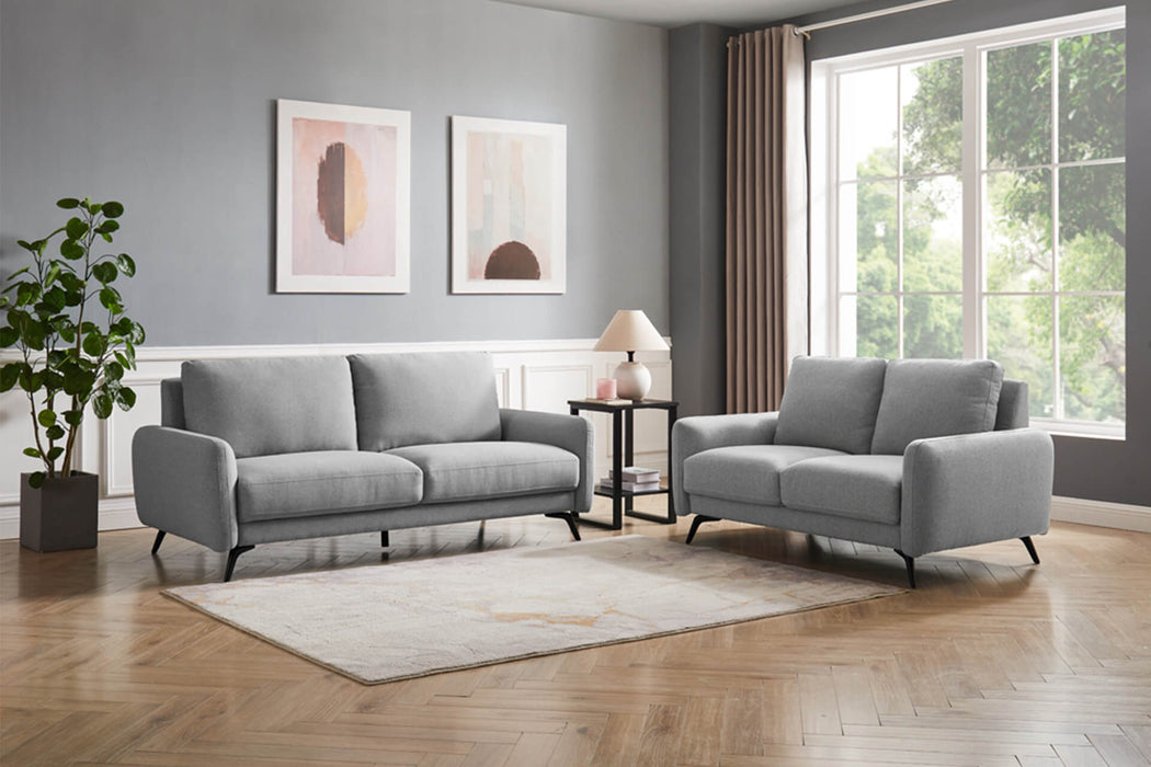Barnaby Fixed 2 Seater Grey