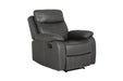 Barkley 1 Seater Manual Recliner - Dark Grey Match