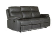Barkley 3 Seater Manual Recliner - Dark Grey Match