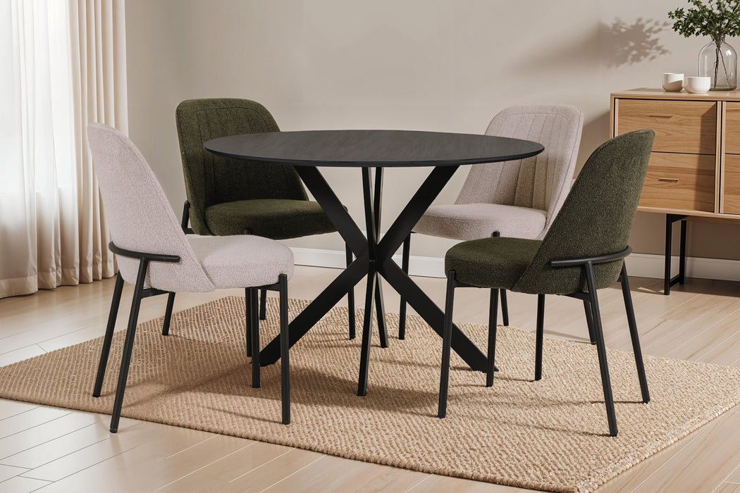 Sadia 1100 Round Dining Table Oak