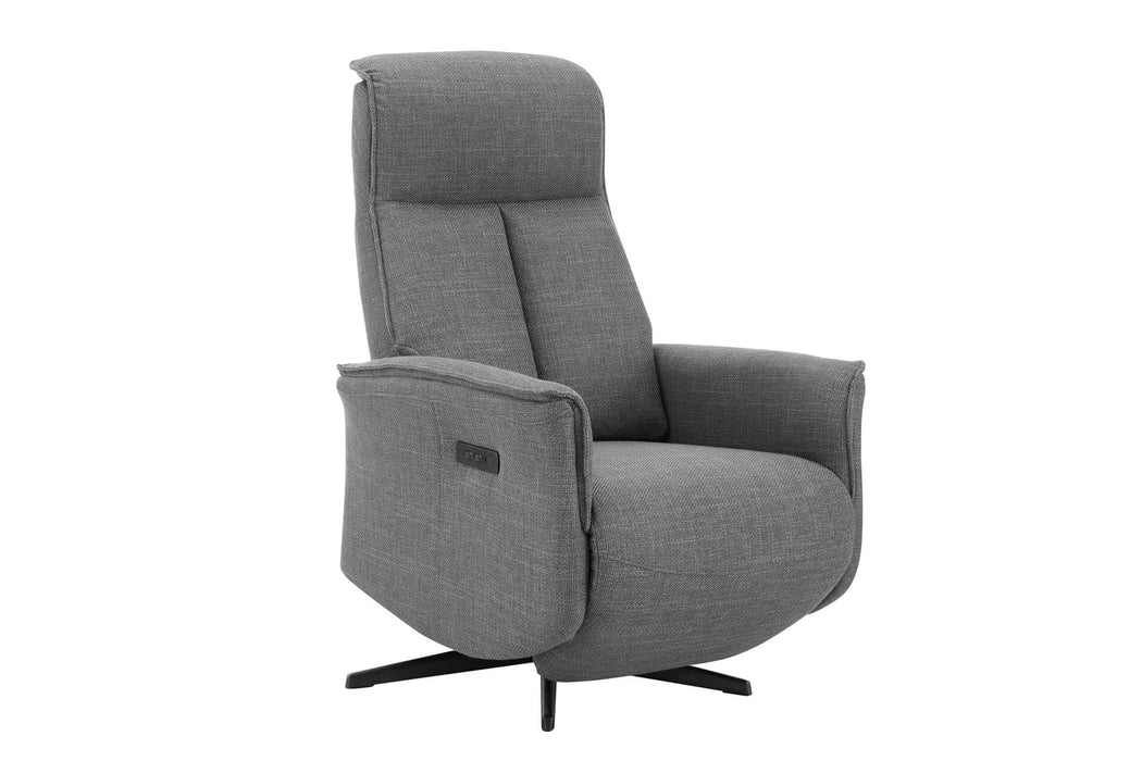 Riya Electric Reclining Accent Chair Charcoal