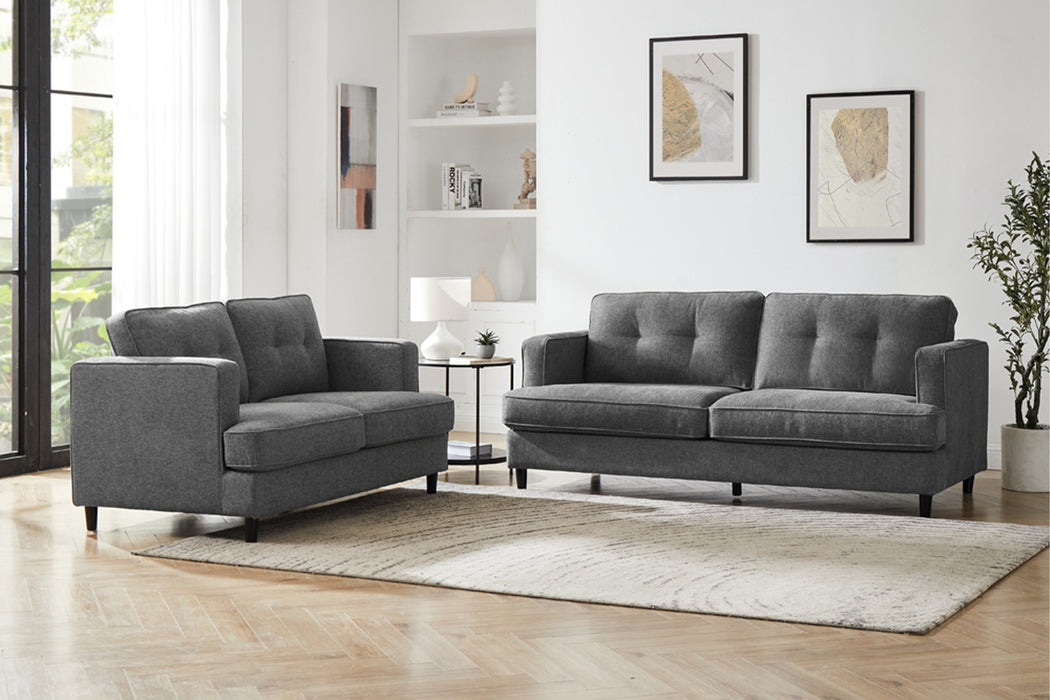 Juniper Fixed 3 Seater Grey