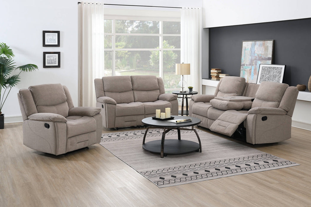 Klayton 2 Seater Manual Recliner Khaki