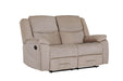 Klayton 2 Seater Manual Recliner Khaki