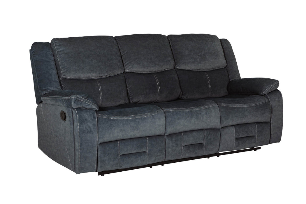 Klayton 3 Seater Manual Recliner Charcoal